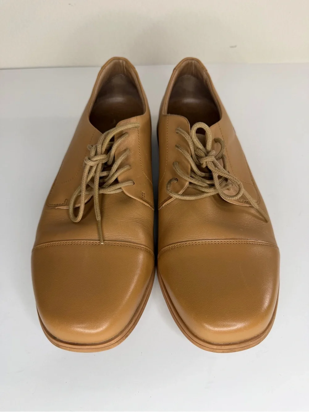 Birchbury Brenston Derby Mens Size 11 Brown Leather Barefoot Oxfords Dress Shoes